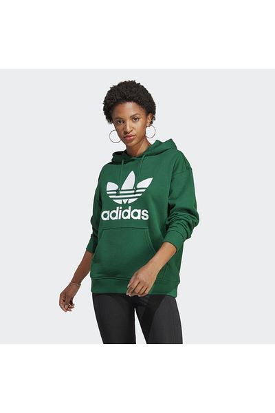 Adidas green sweater women's best sale