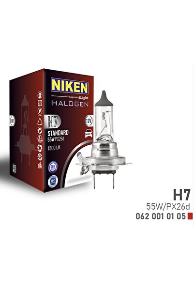 Niken H7 Far Ampülü Halojen ( 1 Adet ) Px26d (12v)