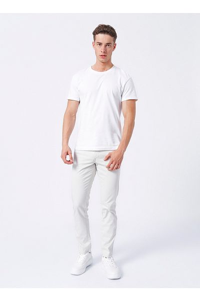 WRANGLER Normal Waist Slim Fit Gray Men's Chino Pants W12Seab26_Texas Slim Chino Pants