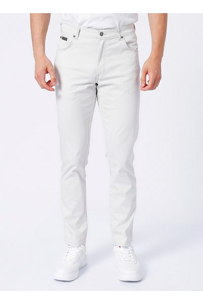WRANGLER Normal Waist Slim Fit Gray Men's Chino Pants W12Seab26_Texas Slim Chino Pants