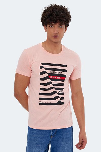 Slazenger Katell Ανδρικό T-shirt Salmon