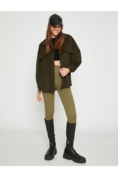 Koton Leggings mit hoher Taille – Basic-Modell