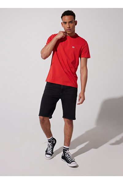 Lee Bisiklet Yaka Mercan Erkek T-Shirt L60UFQ512_Bisiklet Yaka T-shirt