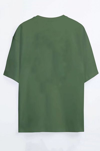 Harmandar Μπλουζάκι Starry Night Painting Unisex Khaki Oversize