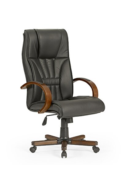 MEHMET YAREN BURO Makam Ahşap Bilgisayar Koltuğu - Ofis - Müdür - Büro - Çalı...