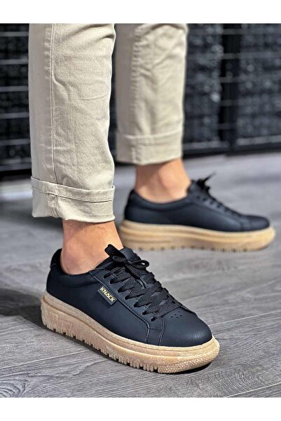 Knack Casual Shoe 225 Black (crepe Sole)