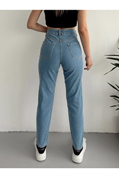 ÇEÇİM Pantaloni de damă cu talie înaltă Mom Jean Denim Zyn-58468