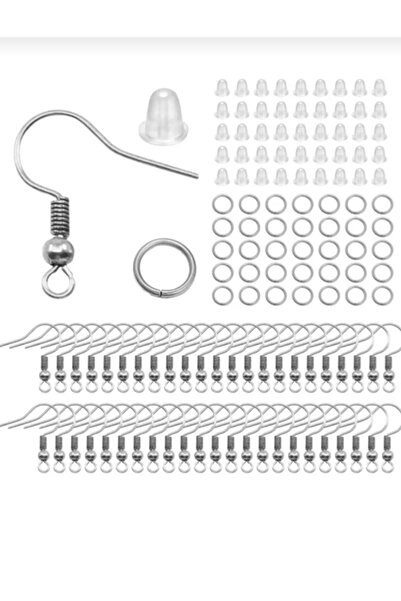 RLX BUJİTERİ 450 Parça Takı Seti Küpe Kancası Küpe Klipsi Halka