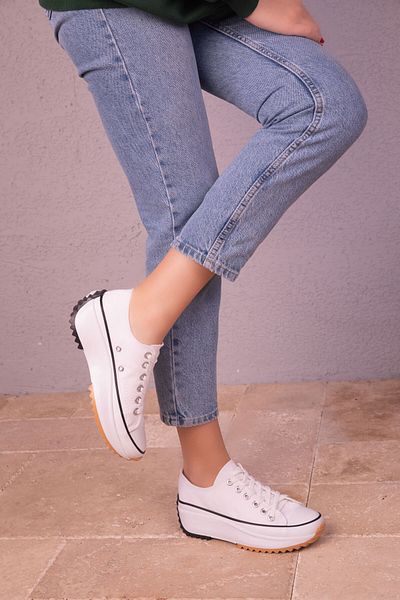 SOHO Women's White Sneakers 18158