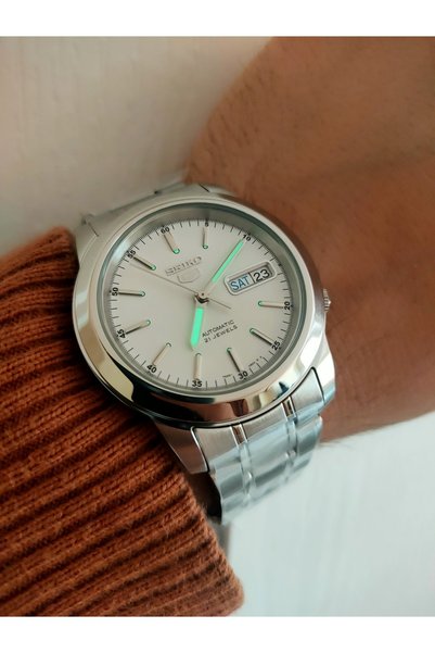 Seiko 5 Otomatik Kol Saati Ingilizce Almanca Takvim Avrupa Versiyon Snke49k1