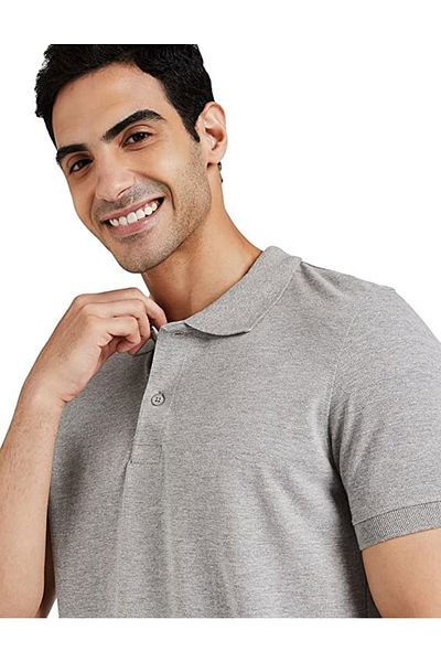 Trenderrs Ανδρικό μπλουζάκι από βαμβακερό ύφασμα Lacoste Polo λαιμόκοψη