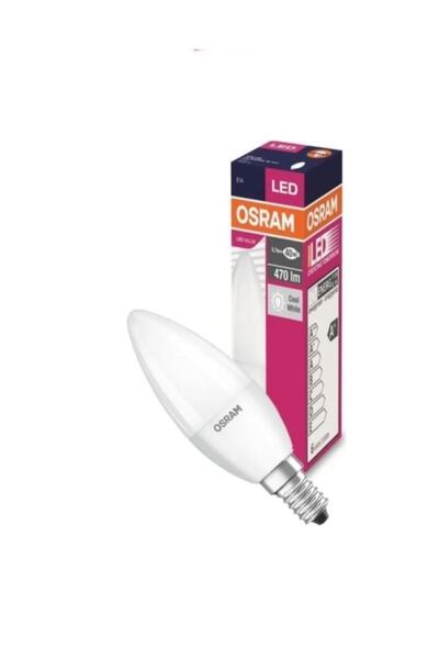 Osram Led Value 4.9w Mum Beyaz Işık E-14 Ampul 470 Lm (5 Adet)