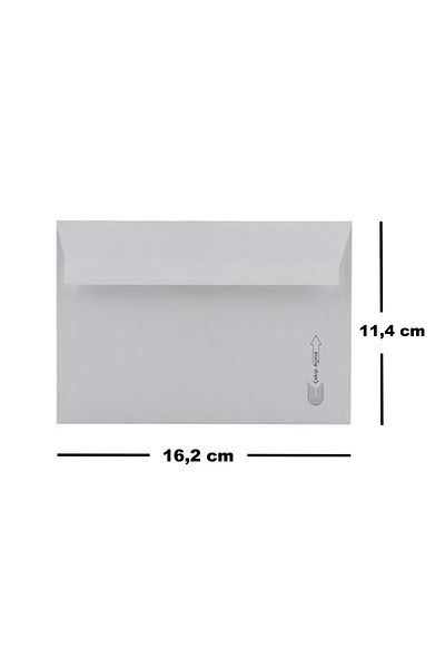 Diplomat 300 Pieces Letter Envelopes 11.4 X 16.2 Cm 70 Gr Self Adhesive, Silicone White