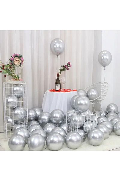 DÜVENCİ TİCARET Çıtıpitıstore 50 Liter Chrome Balloon