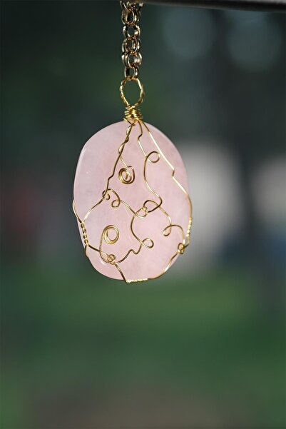 TASARIM ARABAM ATİKE ELİF AKIN زخرفة الرؤية الخلفية ملفوفة بسلك بيضاوي من حجر...