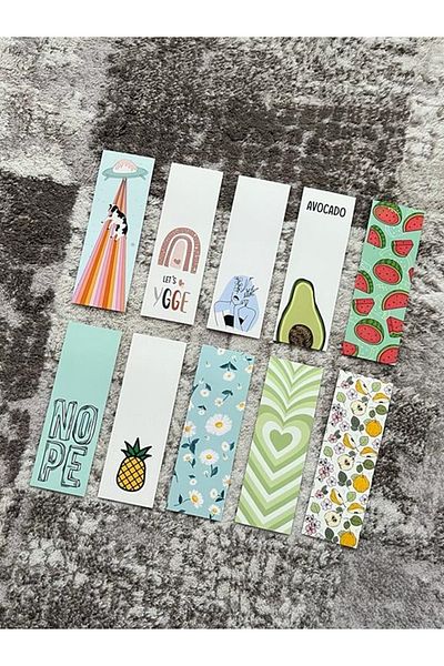 Paytak Moda Movie Series Character Animal Design Mixed 10 Pieces Bookmark Set Pytkayrac96