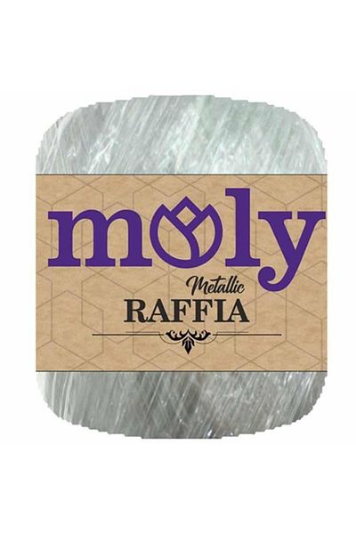 Moly Μεταλλική Raffia (50 γραμμάρια) Διάφανη