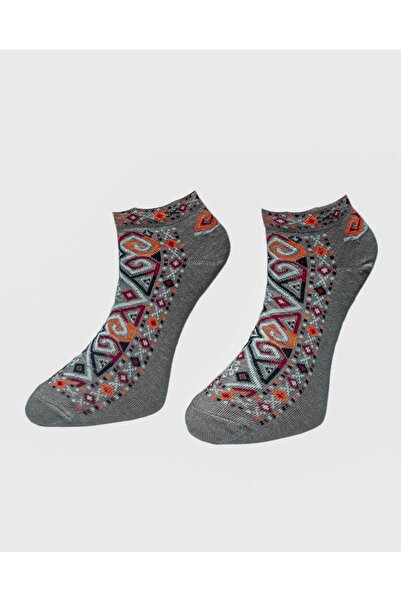 kapadokyahediyelik Kilim Patterned Booties 2 Pairs of Socks