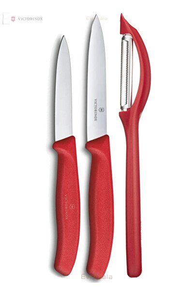 Victorinox Evrekala Shop 2 Bıçak Ve 1 Soyacak Seti Isviçre Evrekala Özel Set
