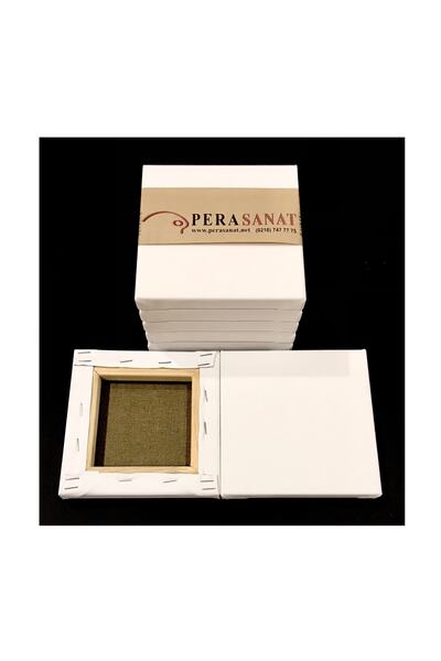 Pera Sanat 5 Adet 15x15 Kalın Şase Premium Tuval Seti