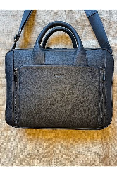 SANAT LEATHER حقيبة كمبيوتر محمول/كمبيوتر محمول من الجلد الطبيعي SL-518 مقاس 38 سم × 28 سم × 9.5 سم