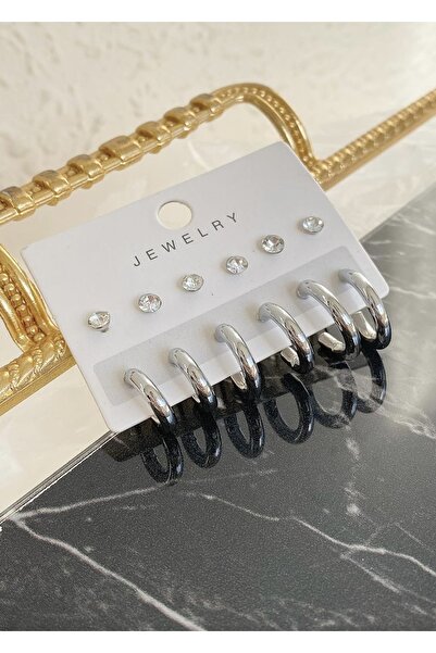 takıtarzım 6 Çift Set Küpe