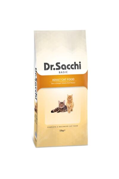 Dr. Sacchi Dr.sacchi Basic Chicken Yetişkin Kedi Maması 15 Kg
