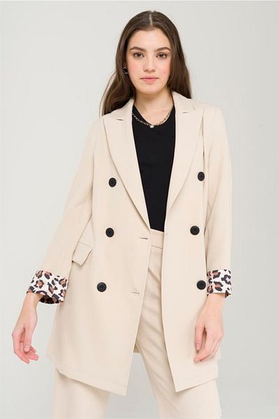 Olcay Jacke - Beige - Regular Fit