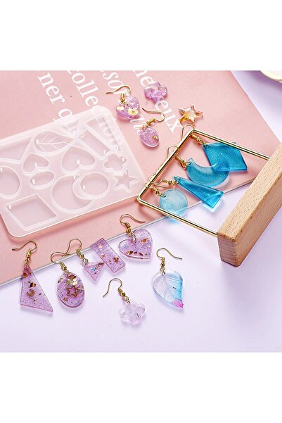 Getshopmini Epoksi Çoklu Küpe & Kolye Kalıbı