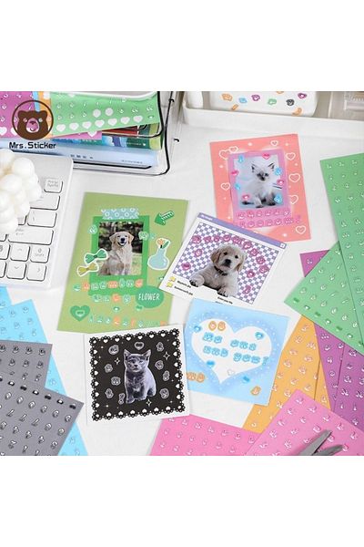 Kpop Dünyasi Letter Decoration Sticker 4