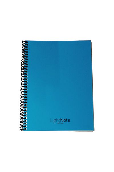 KESKİN COLOR 16x22 سم غير مبطن 60 ورقة غطاء بلاستيكي سلكي دفتر خفيف الوزن ورق بلون كريمي