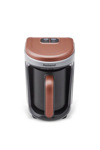 HOMEND Pottoman Milk In 1883h Turkish Coffee Machine Bronze Silver