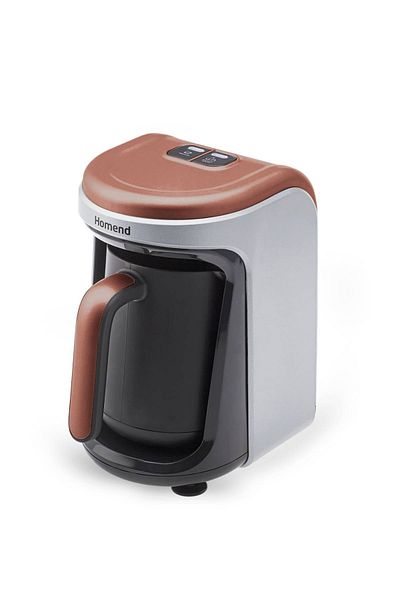 HOMEND Pottoman Milk In 1883h Turkish Coffee Machine Bronze Silver