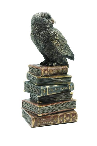 AKSDEKO Harry Potter Baykuş Biblosu|hogwarts Kütüphane Dekoratif Obje|kitaplık Dekor,hediye,aksesuar