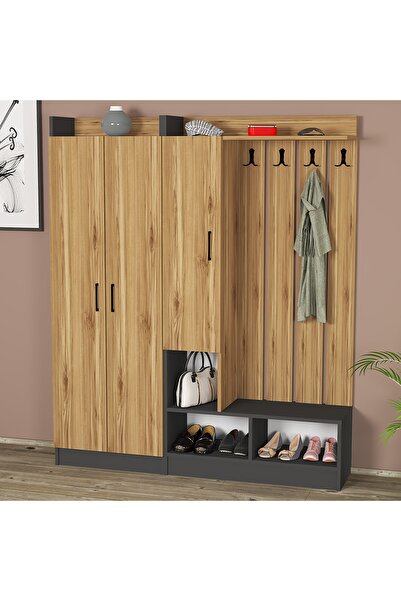 Kalender Dekor Lityum-1-3 Portmanto Vestiyer Ayakkabılık