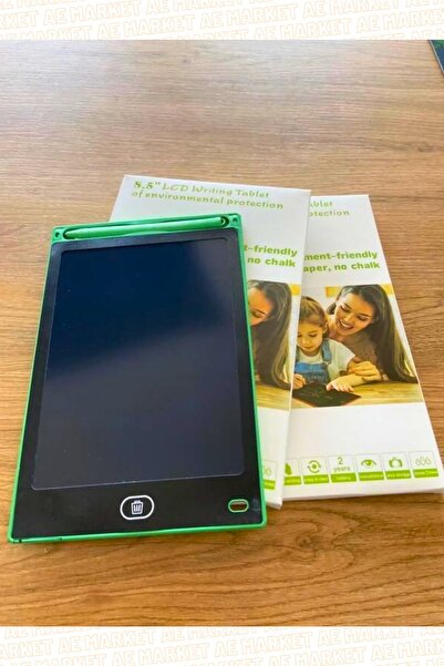 AE Market Grafik Digital Çocuk Yazı Tahtası Çizim Tableti Lcd 8.5 Inc