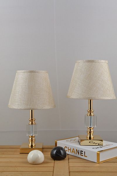 AbajurAksesuar Julina Single Cube Gold Double Lampshade