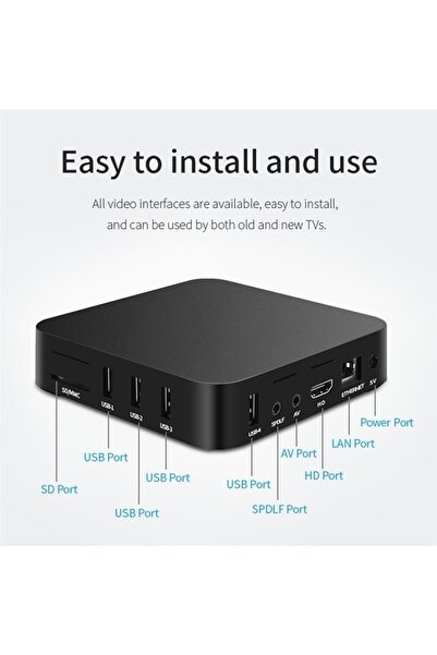 Kalite Mxq Pro Android Tv Box - Quality to Send by Loading 1Gb Rom and 8Gb Ram Inat Tv 4F56