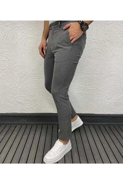 Staff Men's Slim Fit Sport Style Fabric Trousers