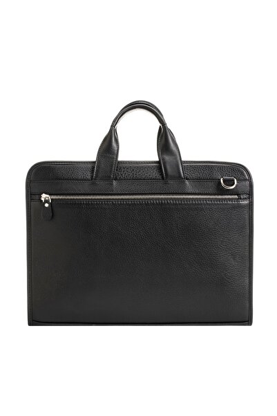 Grande 4063 Χαρτοφύλακας από γνήσιο δέρμα με θήκη φορητού υπολογιστή Μαύρο