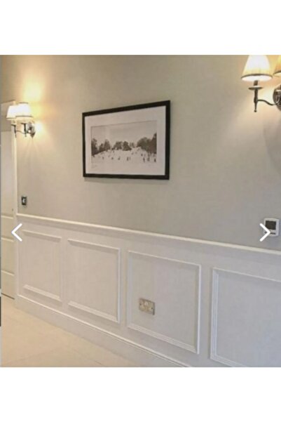 bigpapel Dekoratif Duvar Çıtası Boyanabilir 2,50 Cm Hazır Kesimli 4'lü