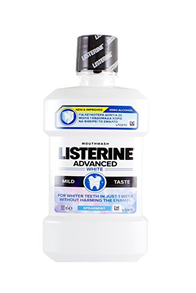 Listerine Advanced Whıte ( Hafif Tat) Gargara 500ml