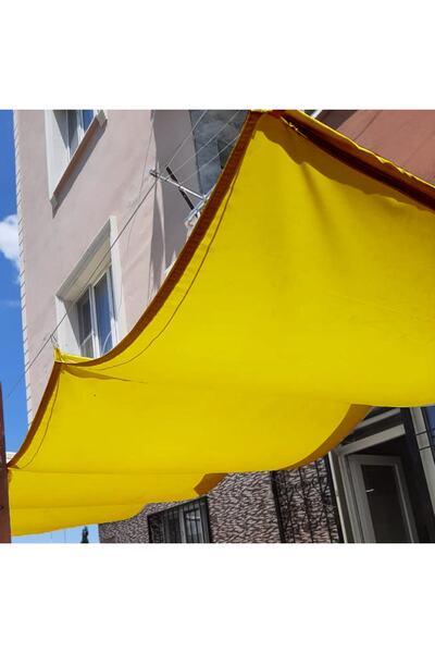 sizenelazım Teleskopik Açılıp-kapanabilir Gölgelik Tente Sistemi Sarı Oxford ...