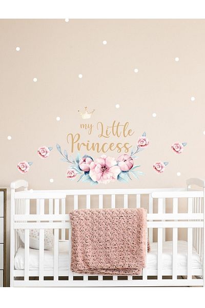Sim Tasarım Little Princess - Princess Wall Sticker Set