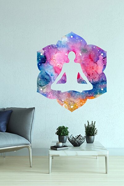 Sim Tasarım Αυτοκόλλητο τοίχου γιόγκα διαλογισμού