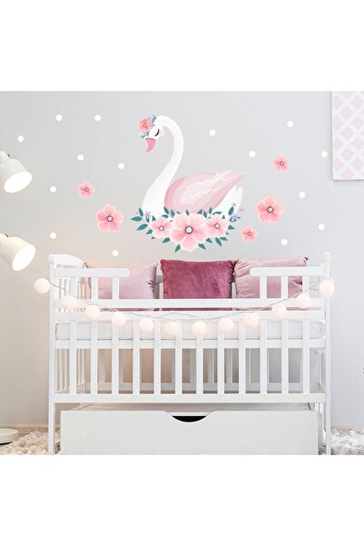 Sim Tasarım Kuğu Duvar Sticker Seti