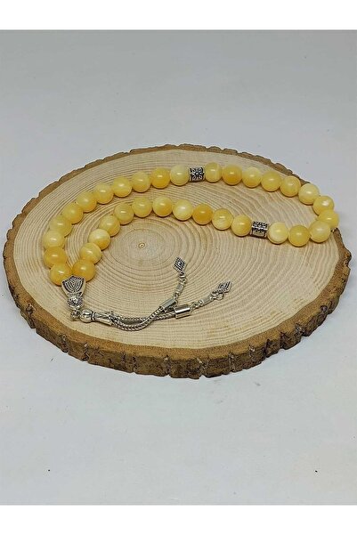 Yasamtohumu مسبحة حجر الكالسيت 10 ملم (37050)