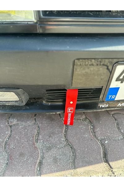 TKY لسان المصد الأحمر Honda مع حبل السحب
