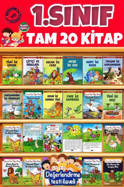 GÖNÜL YAYINCILIK 1.sınıflar Için Okumayı Sevdiren 20'li Kitap Seti