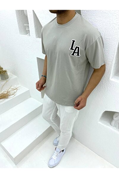 STOCX Oversize Back Printed T-Shirt